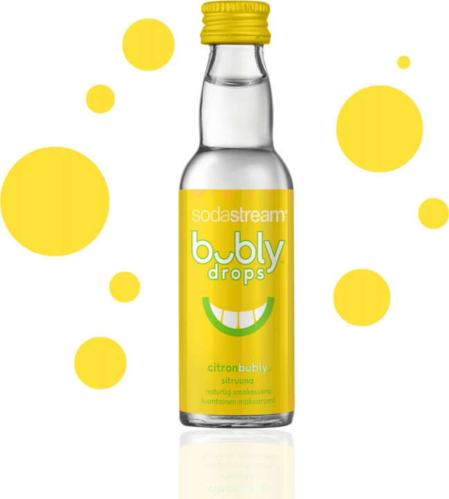 SodaStream Bubly Drops med sitronsmak i gruppen HJEM, HUS OG HAGE / Husholdningsapparater / Vann og juice / Kullsyremaskin / Smaker hos TP E-commerce Nordic AB (38-99583)