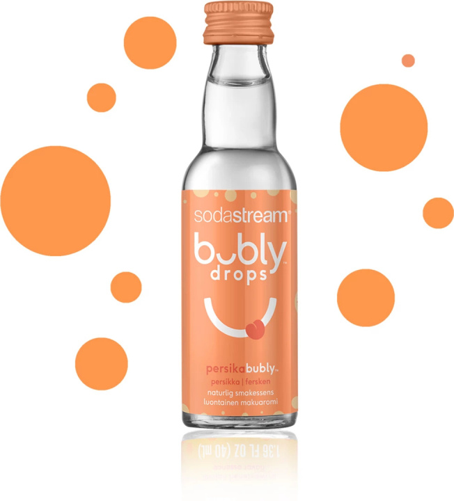 SodaStream Bubly Drops med ferskenaroma i gruppen HJEM, HUS OG HAGE / Husholdningsapparater / Vann og juice / Kullsyremaskin / Smaker hos TP E-commerce Nordic AB (38-99586)