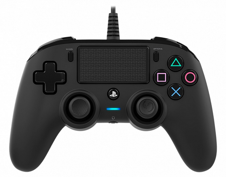 Nacon Kablet kompakt kontroll, svart (PS4) i gruppen Elektronikk / TV-spill & tilbehør / Sony PlayStation 4 / Tilbehør hos TP E-commerce Nordic AB (38-99700)