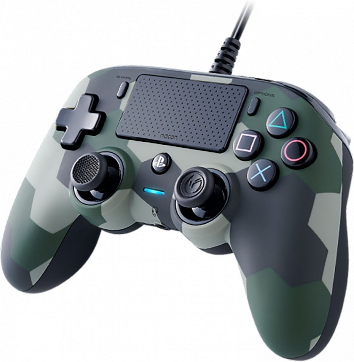 Nacon Kablet kompakt kontroll, Camo i gruppen Elektronikk / TV-spill & tilbehør / Sony PlayStation 4 / Tilbehør hos TP E-commerce Nordic AB (38-99703)