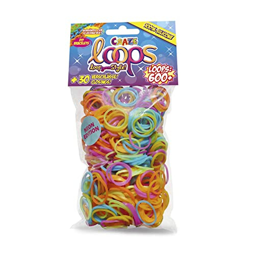 Craze Loops silikonringer for armbånd, 600stk i gruppen LEKER, BARN OG BABY / Leker / Håndtverk hos TP E-commerce Nordic AB (38-99767)