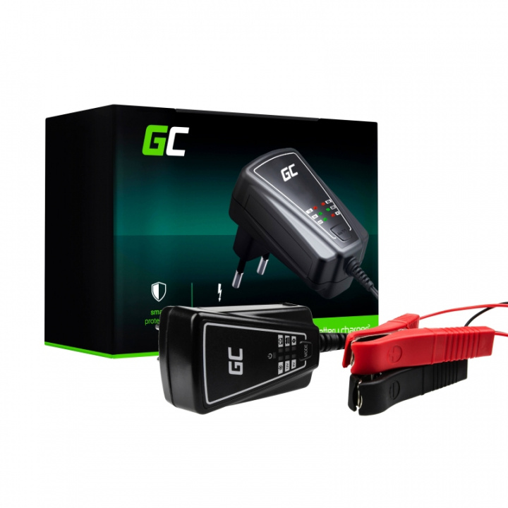 Green Cell Universal lader AGM 12W, 6/12V-1A i gruppen Bil / Startkabler og tilbehør hos TP E-commerce Nordic AB (38-99801)