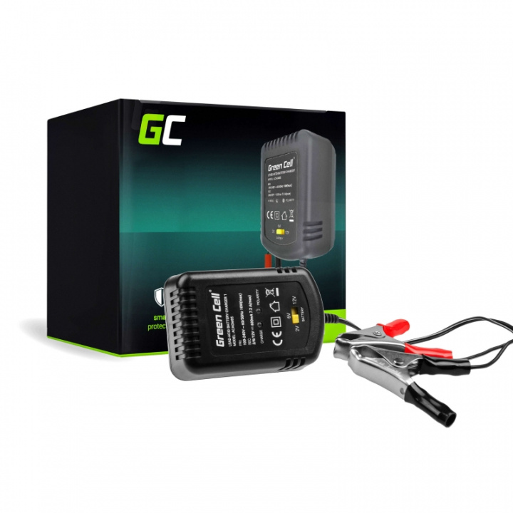 Green Cell Universal batterilader AGM 2V/6V/12V i gruppen Bil / Startkabler og tilbehør hos TP E-commerce Nordic AB (38-99802)