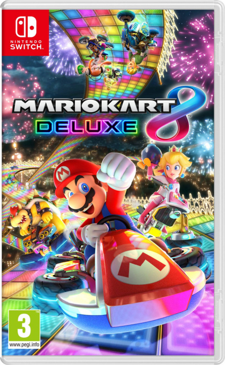 Mario Kart 8 Deluxe, Switch i gruppen Elektronikk / TV-spill & tilbehør / Nintendo Switch / Spel hos TP E-commerce Nordic AB (38-99828)