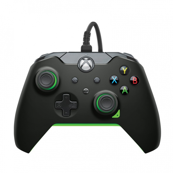 PDP Rematch kablet kontroller for Xbox og Windows, Neon Black i gruppen Elektronikk / TV-spill & tilbehør / Xbox One / Tilbehør hos TP E-commerce Nordic AB (38-99857)
