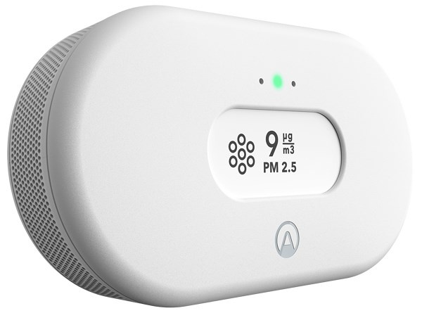 Airthings Vis forurensning, luftkvalitetsmåler i gruppen HJEM, HUS OG HAGE / Smarthus / Smarte sensorer hos TP E-commerce Nordic AB (38-99897)