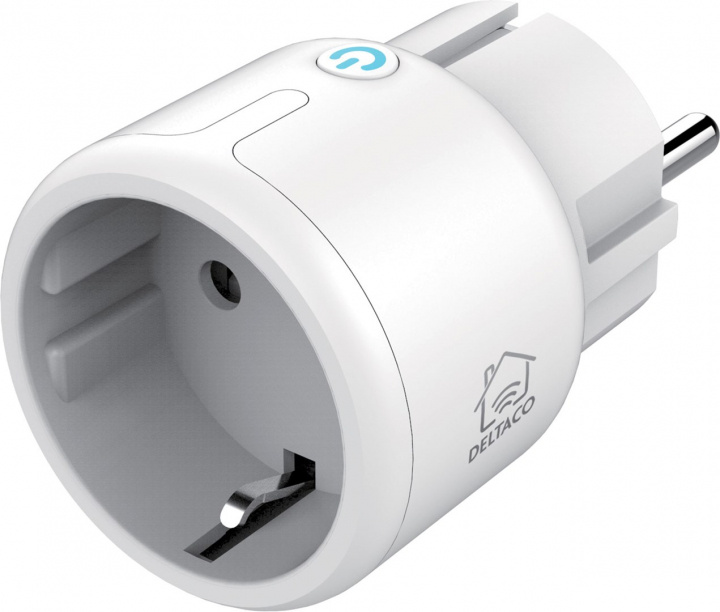 DELTACO Smart Mini Plug Slim i gruppen HJEM, HUS OG HAGE / Smarthus / Smart plugs hos TP E-commerce Nordic AB (38-99926)