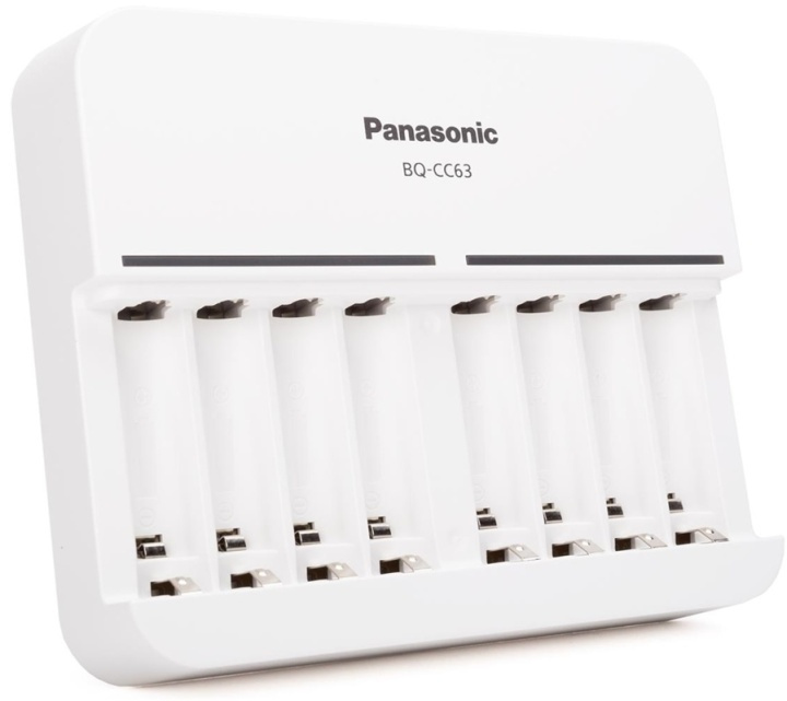 Panasonic BQ-CC63 Batteriladdare för upp till 8 batterier i gruppen Elektronikk / Batterier & Ladere / Batterilader hos TP E-commerce Nordic AB (89-504660)