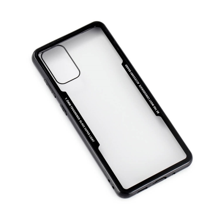 Gear Mobilskal med Tempererat Glas Svart Samsung S20 Plus i gruppen SMARTTELEFON & NETTBRETT / Mobilbeskyttelse / Samsung hos TP E-commerce Nordic AB (A00098)