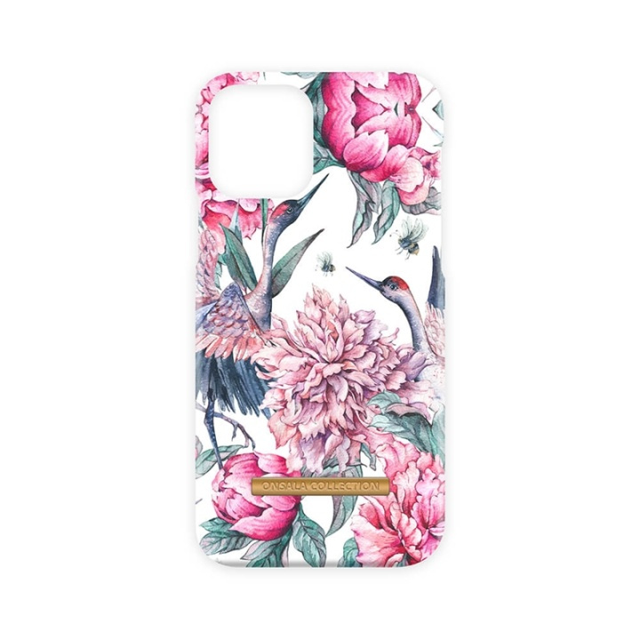 ONSALA COLLECTION Mobildeksel Soft Pink Crane iPhone 11 Pro i gruppen SMARTTELEFON & NETTBRETT / Mobilbeskyttelse / Apple / iPhone 11 Pro / Deksel hos TP E-commerce Nordic AB (A00240)