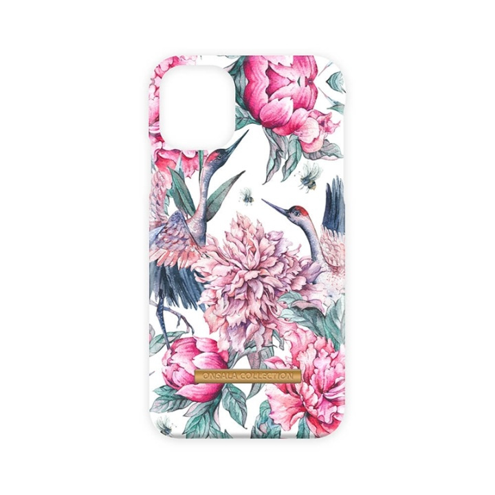 Onsala COLLECTION Mobilskal Soft Pink Crane iPhone 11 i gruppen SMARTTELEFON & NETTBRETT / Mobilbeskyttelse / Apple / iPhone 11 / Deksel hos TP E-commerce Nordic AB (A00246)