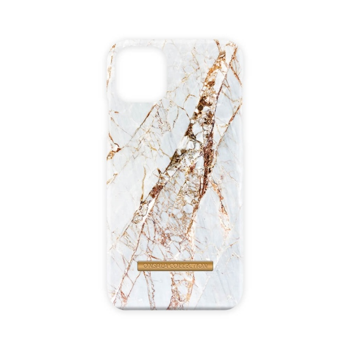 ONSALA COLLECTION Mobildeksel Soft White Rhino Marble iPhone 11 Pro Max i gruppen SMARTTELEFON & NETTBRETT / Mobilbeskyttelse / Apple / iPhone 11 Pro Max / Deksel hos TP E-commerce Nordic AB (A00248)