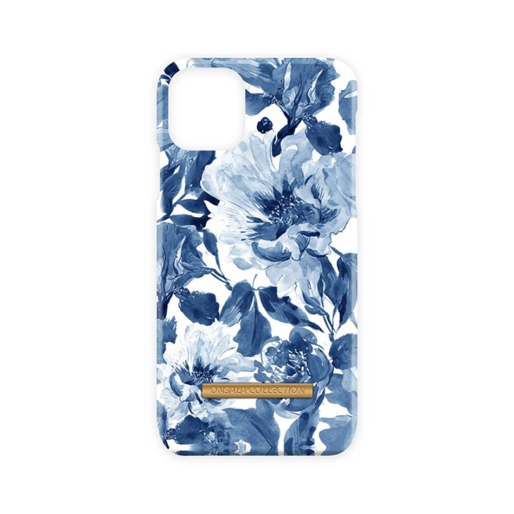 Onsala COLLECTION Mobilskal Soft Indigo Peony iPhone 11 Pro Max i gruppen SMARTTELEFON & NETTBRETT / Mobilbeskyttelse / Apple / iPhone 11 Pro Max / Deksel hos TP E-commerce Nordic AB (A00251)