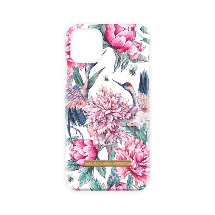 ONSALA COLLECTION Mobildeksel Soft Pink Crane iPhone 11 Pro Max i gruppen SMARTTELEFON & NETTBRETT / Mobilbeskyttelse / Apple / iPhone 11 Pro Max / Deksel hos TP E-commerce Nordic AB (A00252)