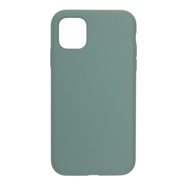 ONSALA Mobildeksel Silikon Pine Green - iPhone 11 / XR i gruppen SMARTTELEFON & NETTBRETT / Mobilbeskyttelse / Apple / iPhone 11 / Deksel hos TP E-commerce Nordic AB (A00275)