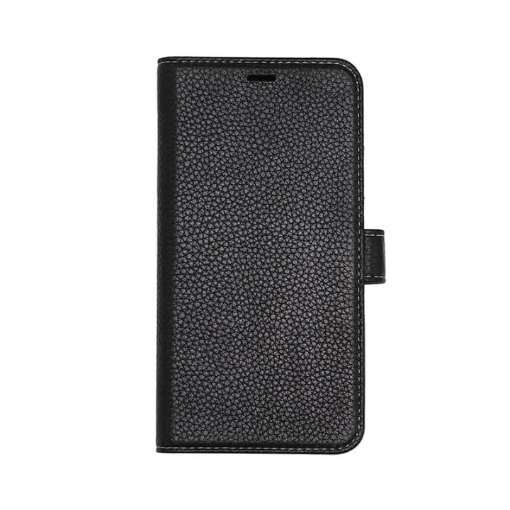 Onsala COLLECTION Mobilfodral Skinn Svart iPhone 11 i gruppen SMARTTELEFON & NETTBRETT / Mobilbeskyttelse / Apple / iPhone 11 / Flippdeksel hos TP E-commerce Nordic AB (A00316)