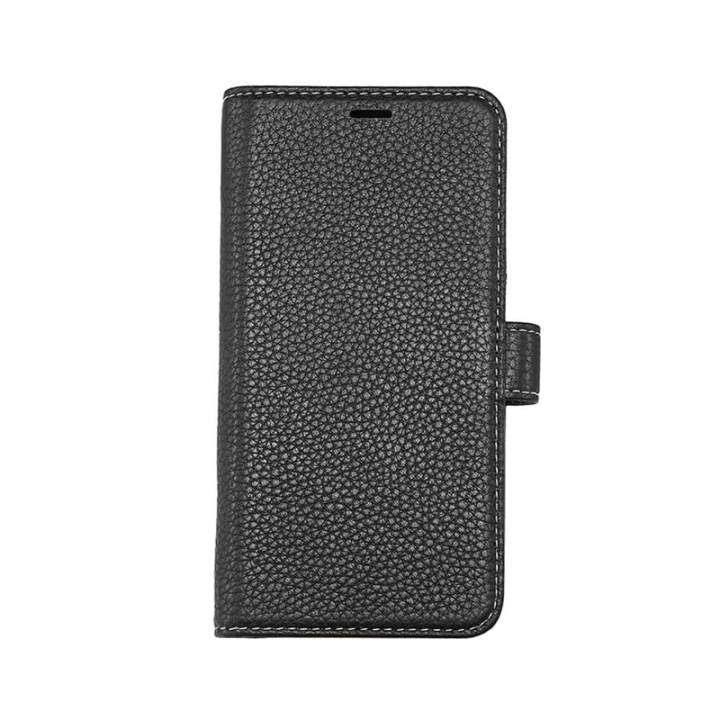 Onsala COLLECTION Mobilfodral Skinn Svart iPhone 11 Pro Max i gruppen SMARTTELEFON & NETTBRETT / Mobilbeskyttelse / Apple / iPhone 11 Pro Max / Flippdeksel hos TP E-commerce Nordic AB (A00318)