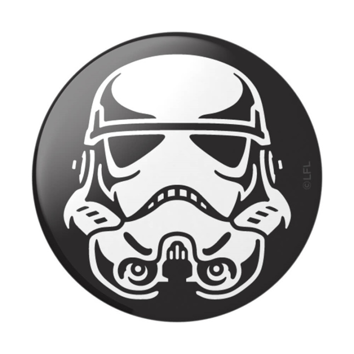 PopSockets Star Wars Stormtrooper Avtagbart Grip med Stativfunksjon Premium i gruppen SMARTTELEFON & NETTBRETT / Annet tilbehør / Popsockets hos TP E-commerce Nordic AB (A00356)