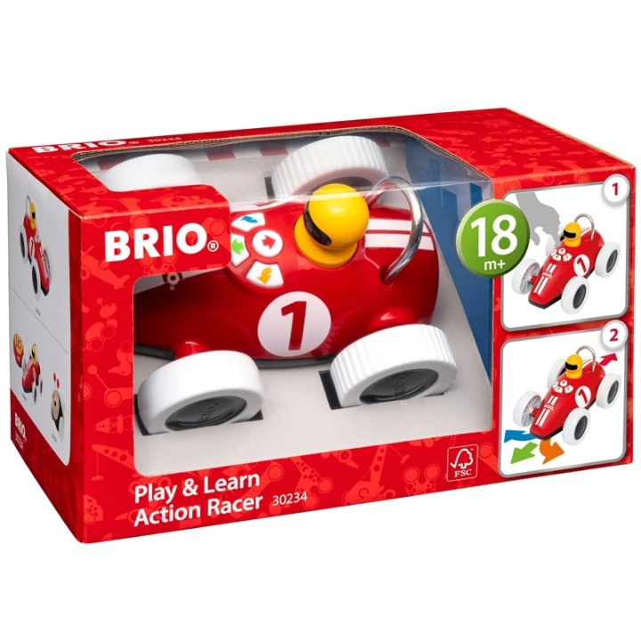 Brio 30234 Play & Learn Action Race i gruppen LEKER, BARN OG BABY / Babyleker (0-3 år) / Aktivitetsleker hos TP E-commerce Nordic AB (A00593)
