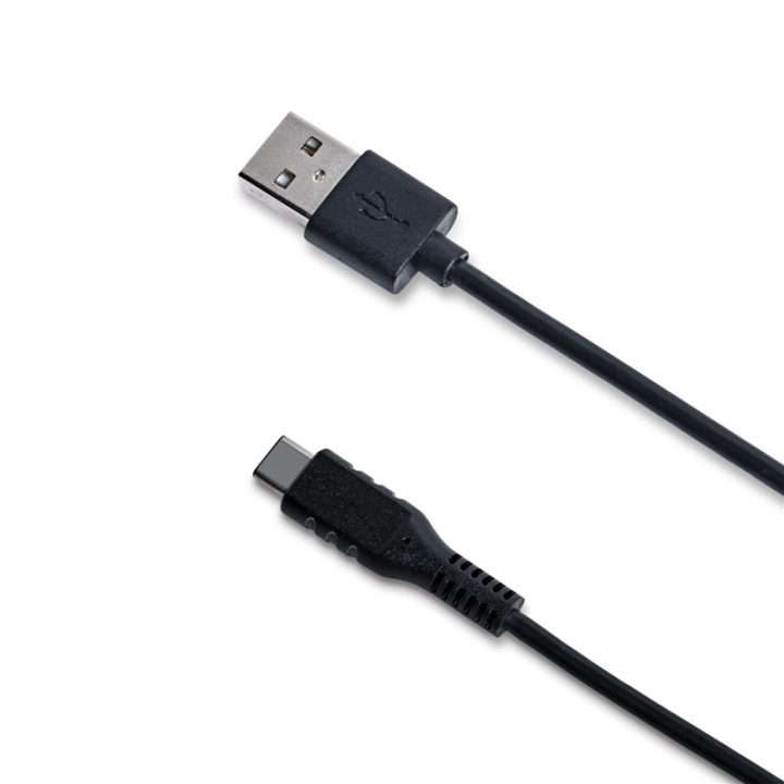Celly Lad/Synkroniser USB -> USB-C Max 15W 1 m Svart i gruppen SMARTTELEFON & NETTBRETT / Ladere og Kabler / Kabler / Kabler type C hos TP E-commerce Nordic AB (A00599)