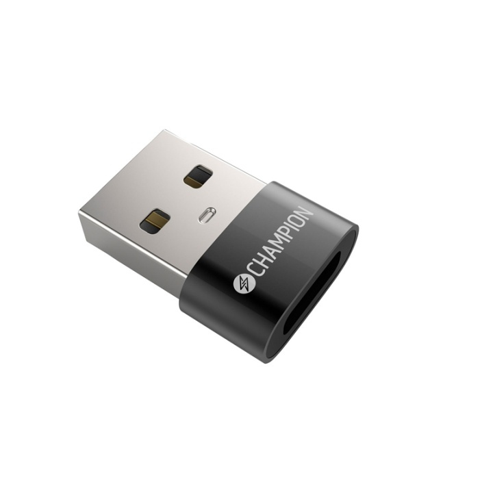Champion Adapter USB-A til USB-C hunn i gruppen SMARTTELEFON & NETTBRETT / Ladere og Kabler / Adaptere hos TP E-commerce Nordic AB (A00614)