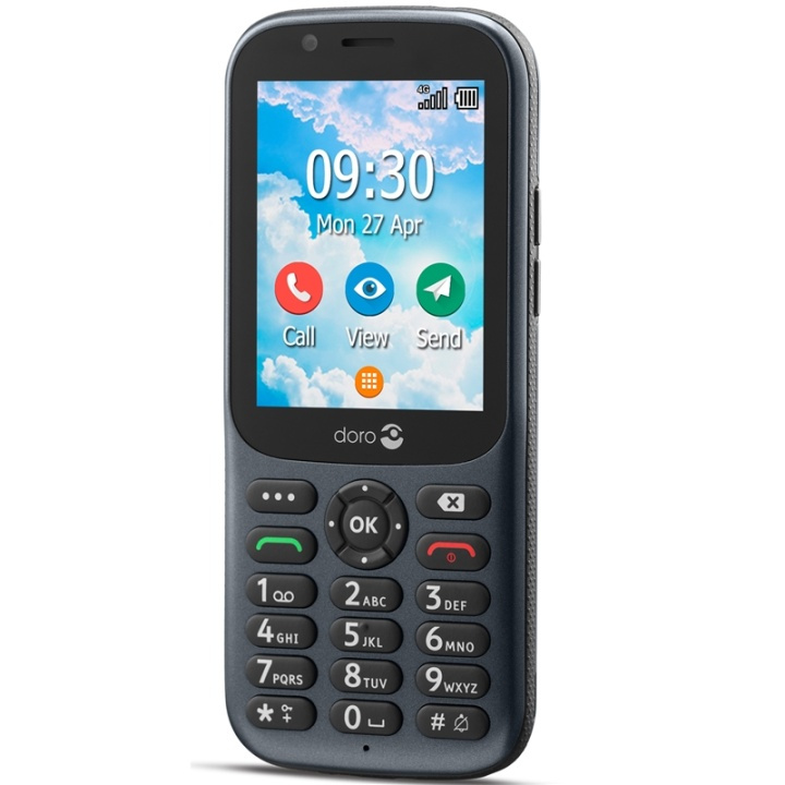 Doro 731X 4G FP Grafitt i gruppen SMARTTELEFON & NETTBRETT / Mobiltelefoner & smartphones hos TP E-commerce Nordic AB (A00666)