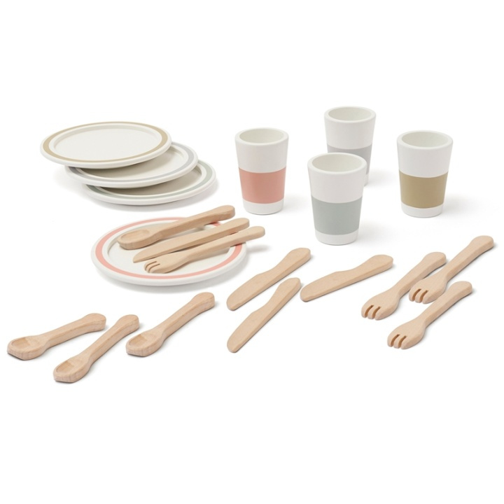 Kids Concept Middagsservering 4 sett Bistro i gruppen LEKER, BARN OG BABY / Leker / Lite hjem & rollespill hos TP E-commerce Nordic AB (A00797)