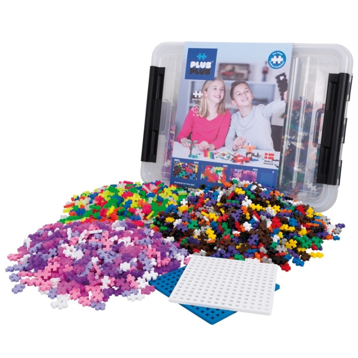 Plus-Plus Oppbevaringsboks Mix / 2400 stk i gruppen LEKER, BARN OG BABY / Leker / Byggeleker / Byggeklosser hos TP E-commerce Nordic AB (A00955)