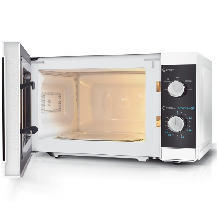 Sharp Mikrobølgeovn 20l Mekanisk panel 800W Hvit i gruppen HJEM, HUS OG HAGE / Husholdningsapparater / Mikrobølgeovner hos TP E-commerce Nordic AB (A01002)