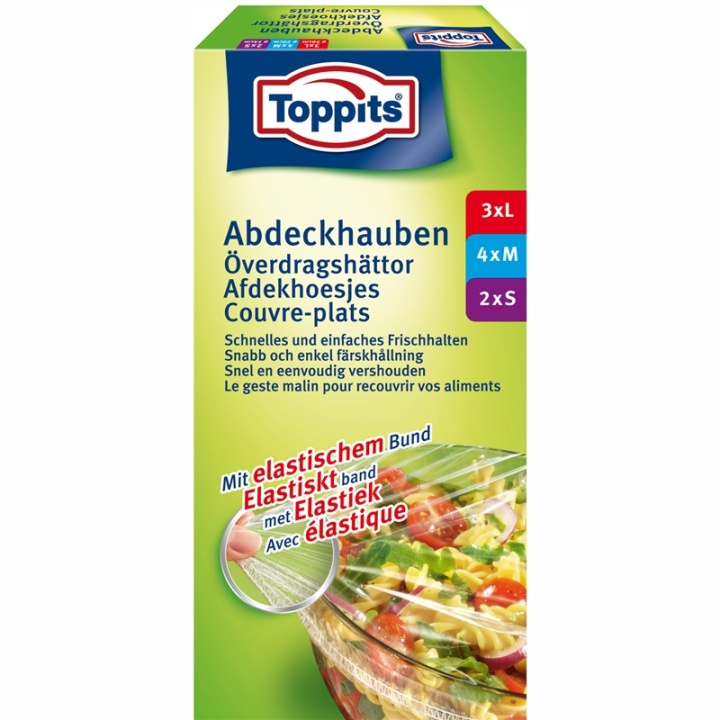 Toppits Plastdeksler 9 stk (merk 8 stk DFP) i gruppen HJEM, HUS OG HAGE / Kjøkkenutstyr / Annet kjøkkenutstyr hos TP E-commerce Nordic AB (A01102)