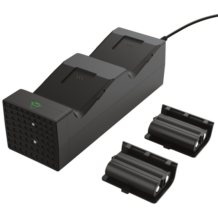 Trust GXT 250 Duo ladestasjon for Xbox Series X/S i gruppen Elektronikk / TV-spill & tilbehør / Xbox Series X / Tilbehør hos TP E-commerce Nordic AB (A01124)