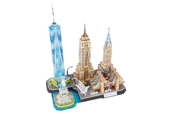 Revell new York Skyline 3D-puslespill i gruppen SPORT, FRITID & HOBBY / Hobby / Puslespill hos TP E-commerce Nordic AB (A01162)