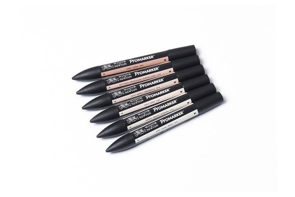 Winsor Promarker 6 stk, Skin Tones 1 i gruppen SPORT, FRITID & HOBBY / Hobby / Male & Tegne / Penner, Fargestifter & Blekk hos TP E-commerce Nordic AB (A01217)