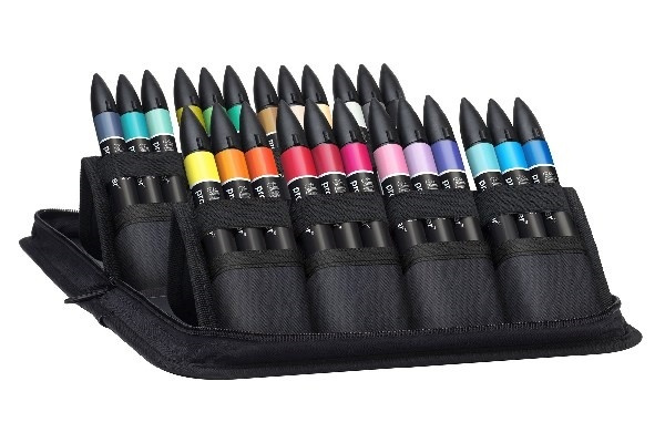 Winsor Promarker-sett 24stk, Art & illustration i gruppen SPORT, FRITID & HOBBY / Hobby / Male & Tegne / Penner, Fargestifter & Blekk hos TP E-commerce Nordic AB (A01234)