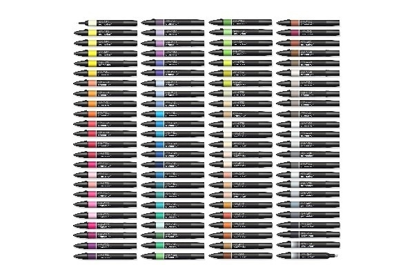 Winsor Promarker-sett 96 stk i gruppen SPORT, FRITID & HOBBY / Hobby / Male & Tegne / Penner, Fargestifter & Blekk hos TP E-commerce Nordic AB (A01240)