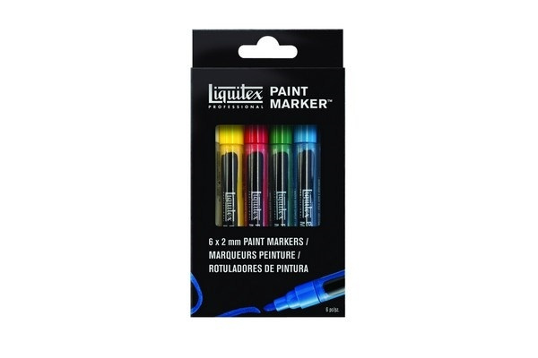 Liquitex Akrylmarkør Fine 6stk i gruppen SPORT, FRITID & HOBBY / Hobby / Male & Tegne / Penner, Fargestifter & Blekk hos TP E-commerce Nordic AB (A01243)
