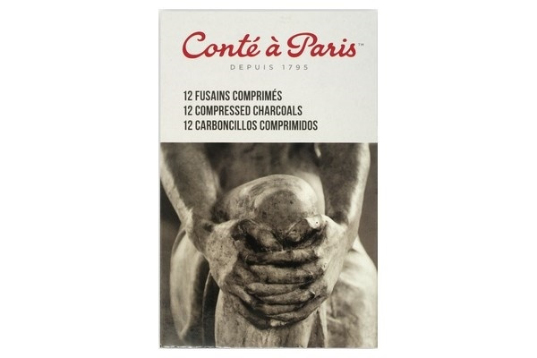 Conté à Paris Komprimert kull, 12stk i gruppen SPORT, FRITID & HOBBY / Hobby / Male & Tegne / Penner, Fargestifter & Blekk hos TP E-commerce Nordic AB (A01253)