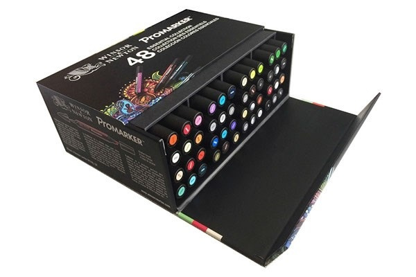 Winsor Promarker-sett 48 stk i gruppen SPORT, FRITID & HOBBY / Hobby / Male & Tegne / Penner, Fargestifter & Blekk hos TP E-commerce Nordic AB (A01306)