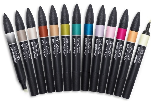 Winsor Promarker 12 stk, Manga-romantikk i gruppen SPORT, FRITID & HOBBY / Hobby / Male & Tegne / Penner, Fargestifter & Blekk hos TP E-commerce Nordic AB (A01321)