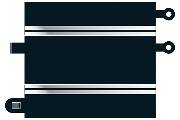 Scalextric 2 stk Classic til Sport-baneombygging 175 mm i gruppen LEKER, BARN OG BABY / Radiostyrt / Bilbaner / Skinner hos TP E-commerce Nordic AB (A01337)