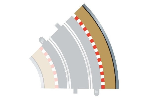 Scalextric Rad 2 ytre kanter og barrierer (for C8206) i gruppen LEKER, BARN OG BABY / Radiostyrt / Bilbaner / Tilbehør hos TP E-commerce Nordic AB (A01362)