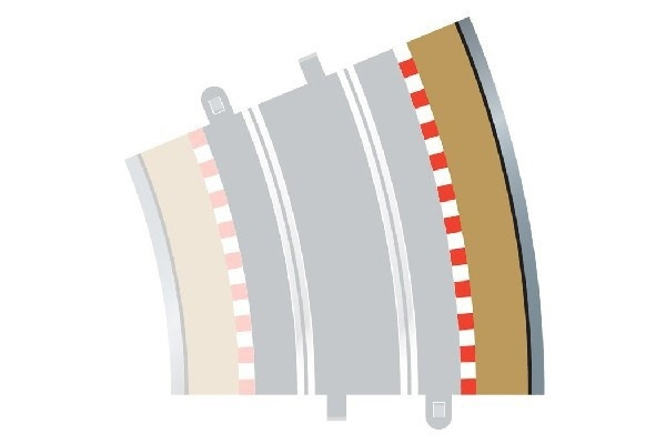 Scalextric Rad 4 ytre grenser og barrierer (for C8235) i gruppen LEKER, BARN OG BABY / Radiostyrt / Bilbaner / Tilbehør hos TP E-commerce Nordic AB (A01364)