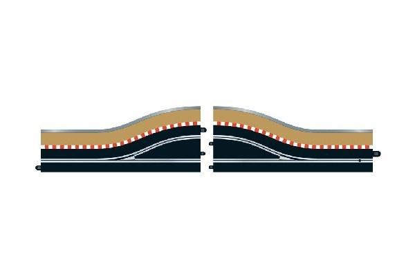 Scalextric 2stk Pit Lane - høyre i gruppen LEKER, BARN OG BABY / Radiostyrt / Bilbaner / Skinner hos TP E-commerce Nordic AB (A01377)