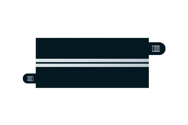 Scalextric 4 halv rett - ett spor i gruppen LEKER, BARN OG BABY / Radiostyrt / Bilbaner / Skinner hos TP E-commerce Nordic AB (A01378)