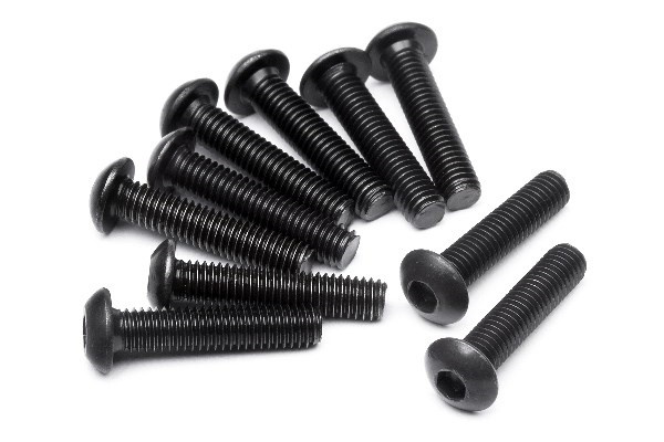 Button Head Screw M3X14Mm (Hex Socket/10Pcs) i gruppen LEKER, BARN OG BABY / Radiostyrt / Reservedeler & Ekstra tilbehør / HPI / Skruer/Fester / Skruer hos TP E-commerce Nordic AB (A01541)