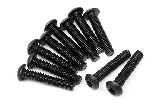 Button Head Screw M3X16Mm (Hex Socket/10Pcs) i gruppen LEKER, BARN OG BABY / Radiostyrt / Reservedeler & Ekstra tilbehør / HPI / Skruer/Fester / Skruer hos TP E-commerce Nordic AB (A01542)