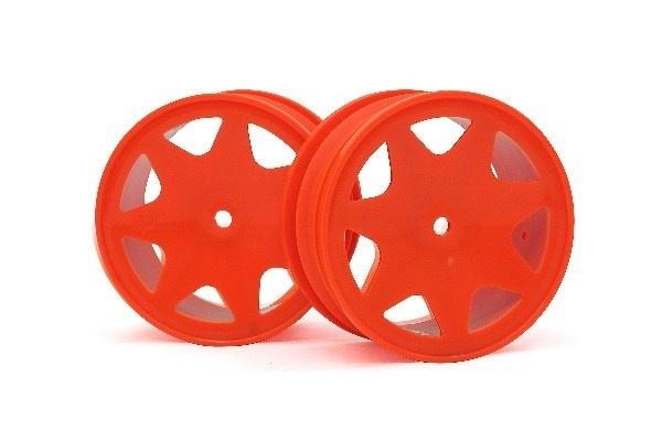 Ultra 7 Wheels Orange 30Mm (2Pcs i gruppen LEKER, BARN OG BABY / Radiostyrt / Reservedeler & Ekstra tilbehør / HPI / Felger / Offroad hos TP E-commerce Nordic AB (A01544)