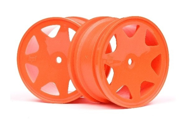 Ultra 7 hjul oransje 35Mm (2 stk.) i gruppen LEKER, BARN OG BABY / Radiostyrt / Reservedeler & Ekstra tilbehør / HPI / Felger / Offroad hos TP E-commerce Nordic AB (A01545)
