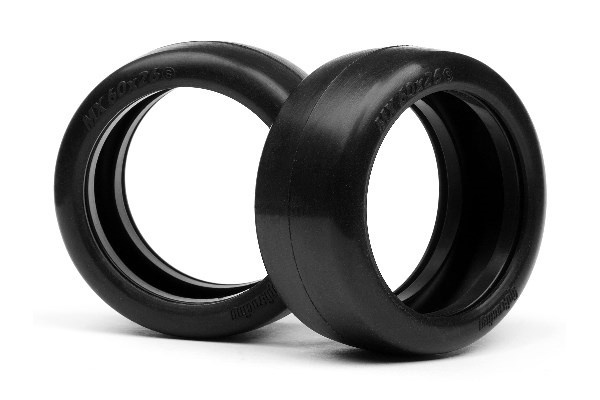 Mx60 Slick Tire S (60X26Mm/2Pcs) i gruppen LEKER, BARN OG BABY / Radiostyrt / Reservedeler & Ekstra tilbehør / HPI / Dekk / Onroad hos TP E-commerce Nordic AB (A01547)