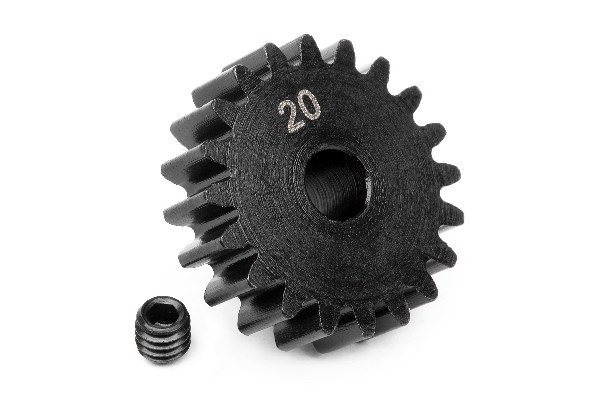 Pinion Gear 20 Tooth (1M) i gruppen LEKER, BARN OG BABY / Radiostyrt / Reservedeler & Ekstra tilbehør / HPI / Standarddeler & tuning / Pinion Gear hos TP E-commerce Nordic AB (A01581)